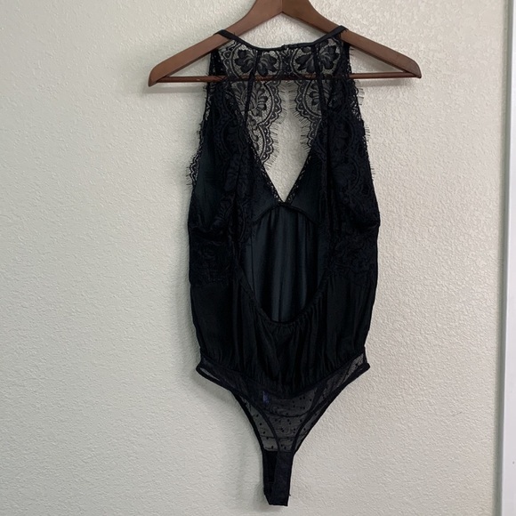 Free People Intimately Bodysuit Lace Open Back Sz Small - Picture 4 of 17